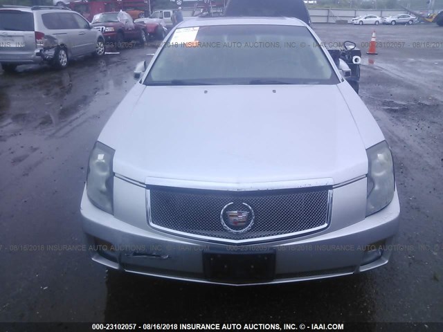 1G6DP567450119341 - 2005 CADILLAC CTS HI FEATURE V6 SILVER photo 6