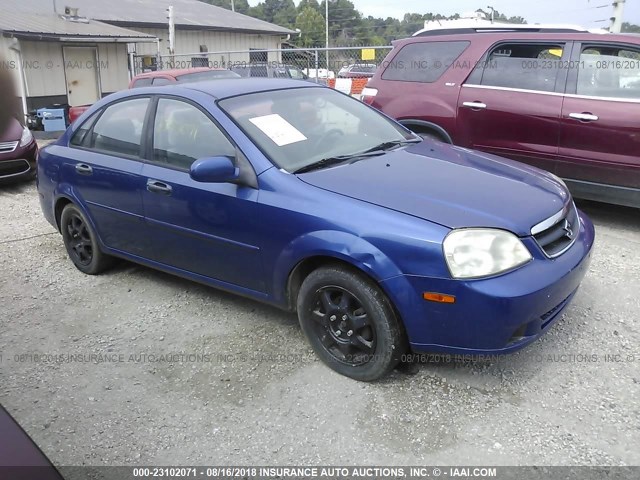 KL5JD56ZX7K591423 - 2007 SUZUKI FORENZA BLUE photo 1