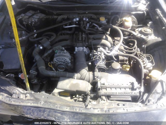 JF1ZNAA17D1718592 - 2013 TOYOTA SCION FR-S BLACK photo 10