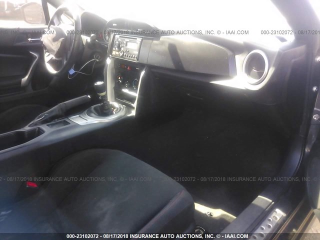 JF1ZNAA17D1718592 - 2013 TOYOTA SCION FR-S BLACK photo 5