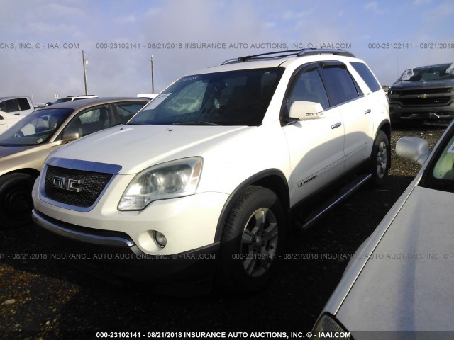 1GKER23748J296425 - 2008 GMC ACADIA SLT-1 Blanco foto 2