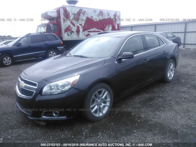 1G11D5RR7DF119098 - 2013 CHEVROLET MALIBU 1LT 灰色 照片 2