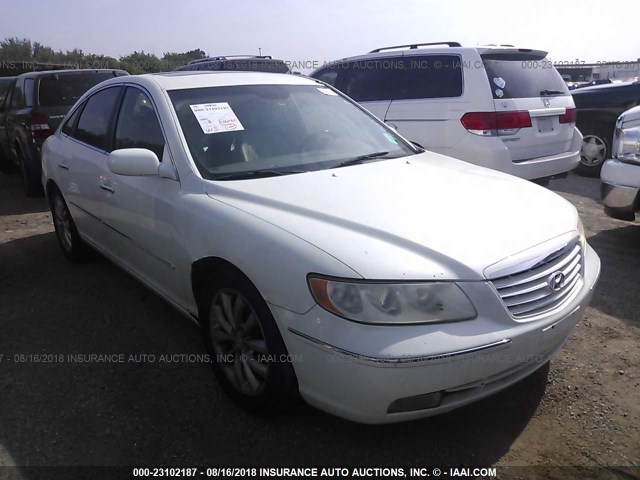 KMHFC46F26A047422 - 2006 HYUNDAI AZERA WHITE photo 1