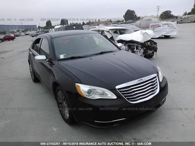 1C3CCBCG5CN106724 - 2012 CHRYSLER 200 LIMITED BLACK photo 1