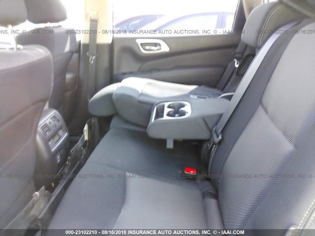 5N1DR2MM3JC637007 - 2018 NISSAN PATHFINDER S/SV/SL/PLATINUM GRAY photo 8