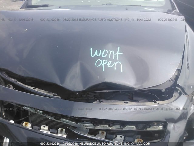 1G1ZC5E11BF313323 - 2011 CHEVROLET MALIBU 1LT შავი ფოტო 10