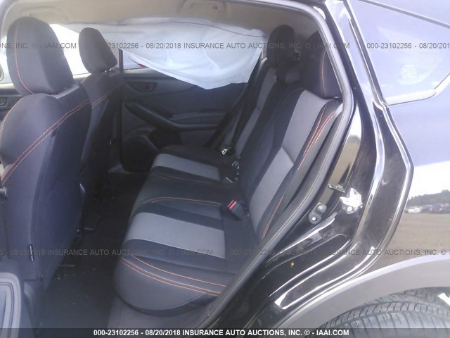 JF2GTABC4JH253054 - 2018 SUBARU CROSSTREK PREMIUM შავი ფოტო 8