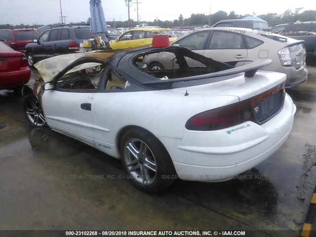 4E3AK44Y7VE174799 - 1997 EAGLE TALON ESI WHITE photo 3