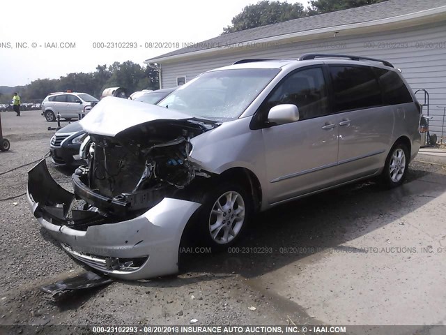 5TDZA22C54S149515 - 2004 TOYOTA SIENNA XLE/XLE LIMITED TEAL photo 2