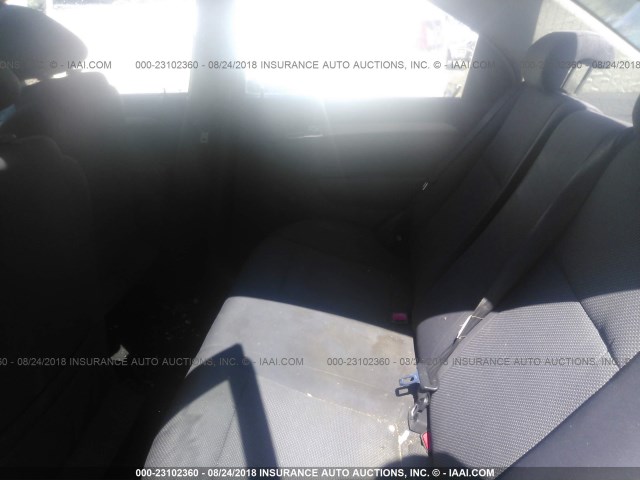 KL1TD56637B141337 - 2007 CHEVROLET AVEO LS SILVER photo 8