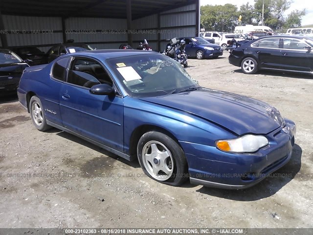 2G1WW12E739364832 - 2003 CHEVROLET MONTE CARLO LS 蓝色 照片 1