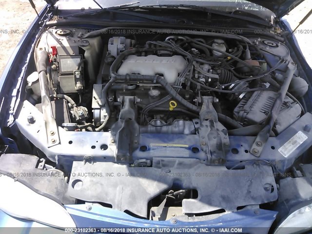 2G1WW12E739364832 - 2003 CHEVROLET MONTE CARLO LS 蓝色 照片 10