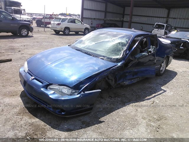 2G1WW12E739364832 - 2003 CHEVROLET MONTE CARLO LS 蓝色 照片 2
