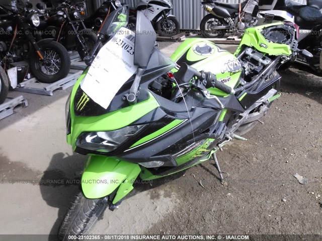 JKAEX8A13DDA06782 - 2013 KAWASAKI EX300 A GREEN photo 2