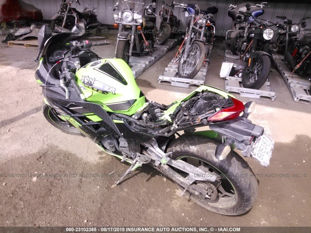 JKAEX8A13DDA06782 - 2013 KAWASAKI EX300 A GREEN photo 3