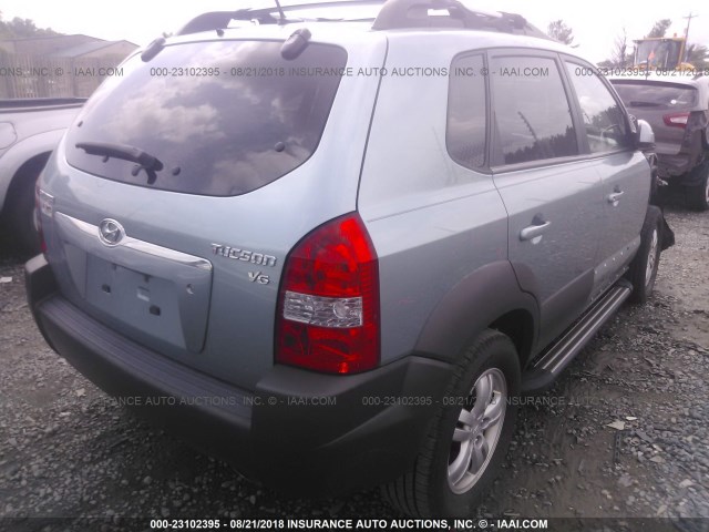 KM8JN12DX8U913957 - 2008 HYUNDAI TUCSON SE/LIMITED GREEN photo 4