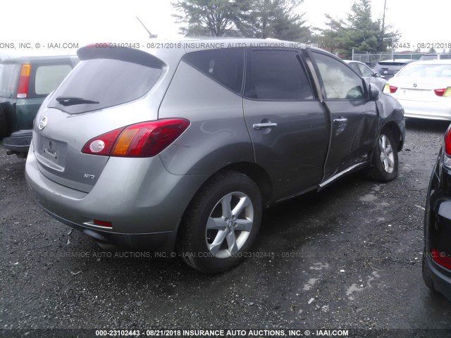 JN8AZ1MW3AW132283 - 2010 NISSAN MURANO S/SL/LE GRAY photo 4