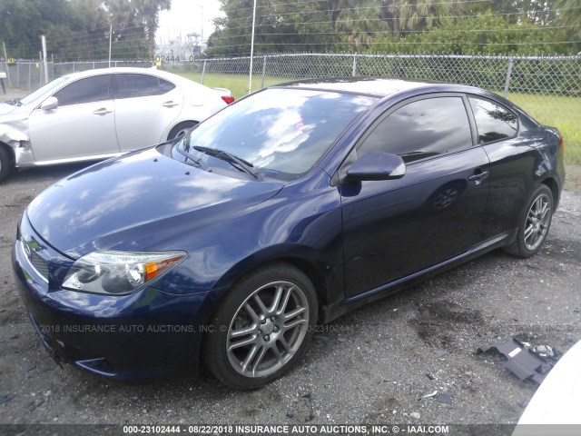 JTKDE167270157058 - 2007 TOYOTA SCION TC 蓝色 照片 2