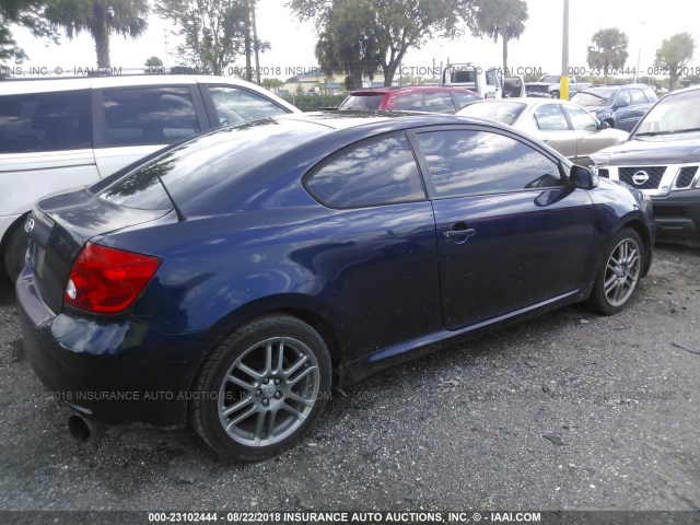 JTKDE167270157058 - 2007 TOYOTA SCION TC 蓝色 照片 4