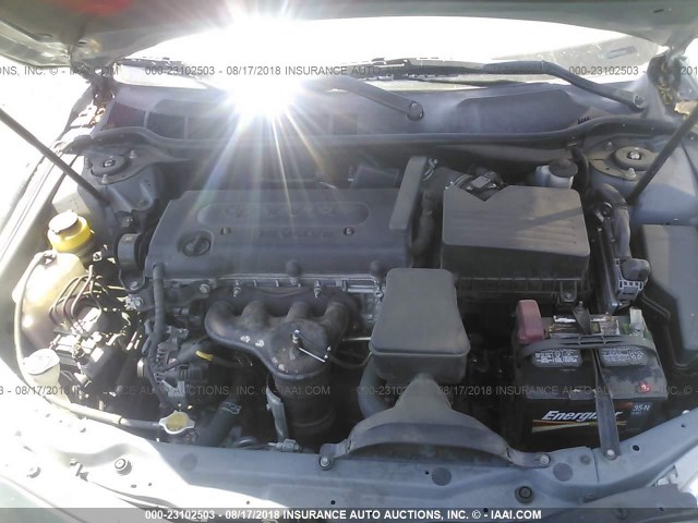 4T1BE46K97U701886 - 2007 TOYOTA CAMRY NEW GENERAT CE/LE/XLE/SE GREEN photo 10