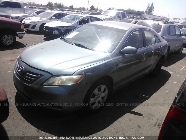 4T1BE46K97U701886 - 2007 TOYOTA CAMRY NEW GENERAT CE/LE/XLE/SE GREEN photo 2