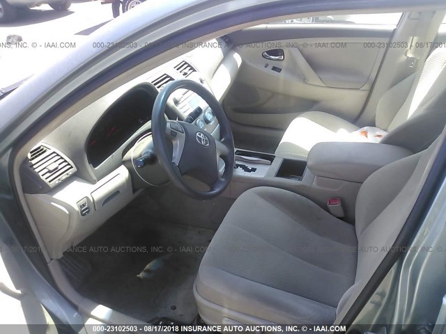 4T1BE46K97U701886 - 2007 TOYOTA CAMRY NEW GENERAT CE/LE/XLE/SE GREEN photo 5