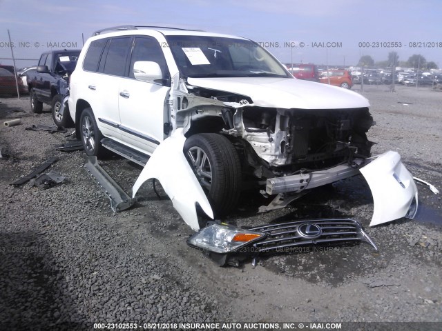 JTJHY7AX7D4129557 - 2013 LEXUS LX 570 WHITE photo 1