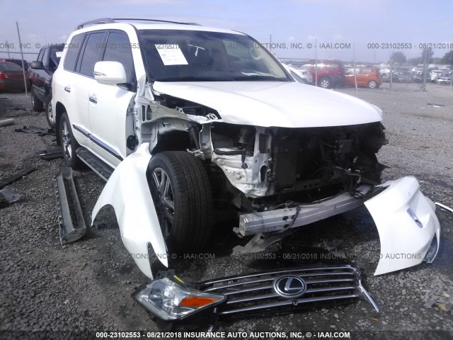 JTJHY7AX7D4129557 - 2013 LEXUS LX 570 WHITE photo 6