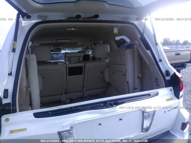 JTJHY7AX7D4129557 - 2013 LEXUS LX 570 WHITE photo 8