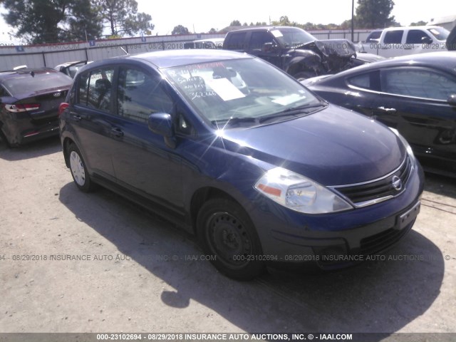 3N1BC1CP3CL362266 - 2012 NISSAN VERSA S/SL BLUE photo 1