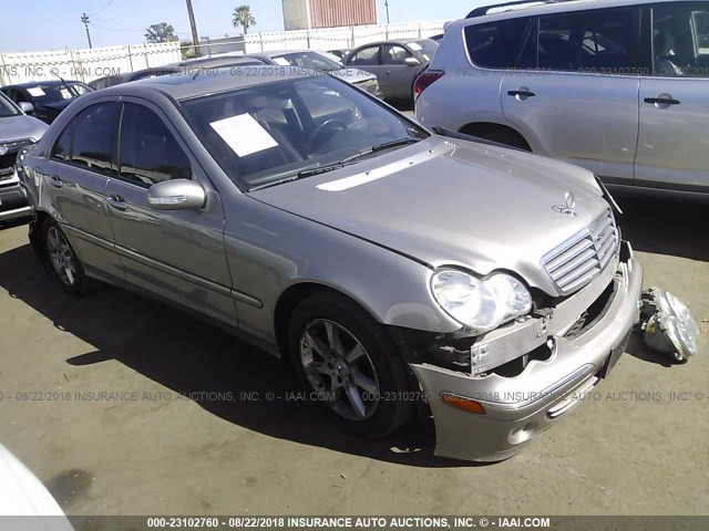 WDBRF54H27F855744 - 2007 MERCEDES-BENZ C 280 GOLD photo 1