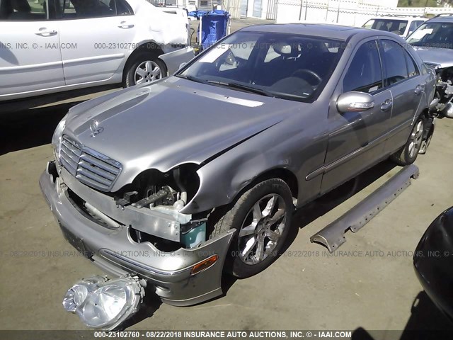 WDBRF54H27F855744 - 2007 MERCEDES-BENZ C 280 GOLD photo 2