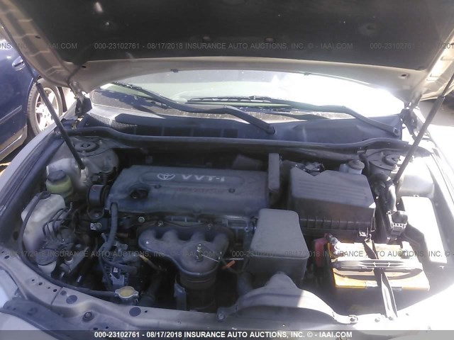 4T4BE46K09R054447 - 2009 TOYOTA CAMRY SE/LE/XLE ვერცხლისფერი ფოტო 10