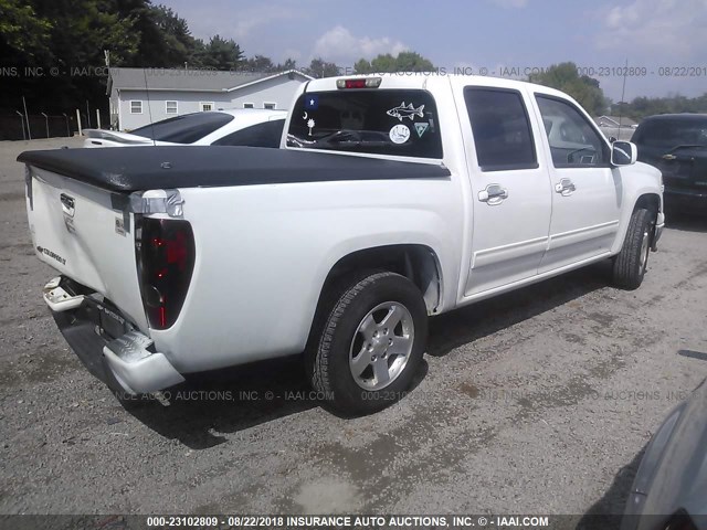 1GCDSCDE9A8134835 - 2010 CHEVROLET COLORADO LT WHITE photo 4