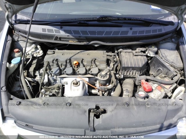 2HGFA16999H502177 - 2009 HONDA CIVIC EXL 银色 照片 10