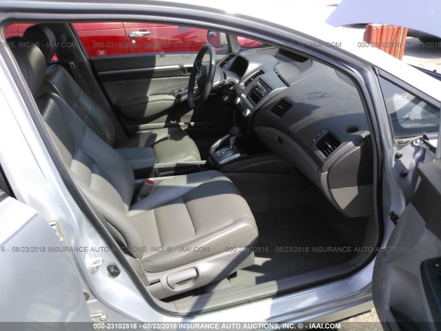 2HGFA16999H502177 - 2009 HONDA CIVIC EXL 银色 照片 5