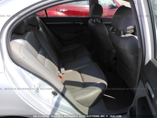 2HGFA16999H502177 - 2009 HONDA CIVIC EXL 银色 照片 8