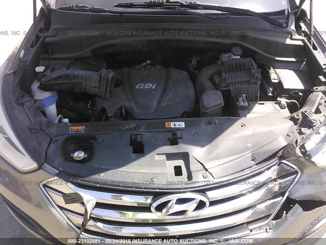 5XYZT3LB3DG041381 - 2013 HYUNDAI SANTA FE SPORT  Pewter photo 10