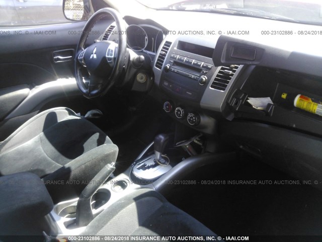 JA4AS2AW2DU001396 - 2013 MITSUBISHI OUTLANDER ES Tünd qırmızı foto 5