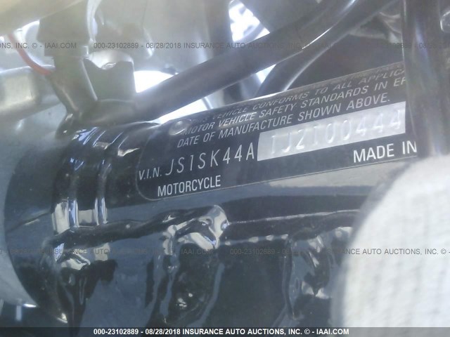 JS1SK44A1J2100444 - 2018 SUZUKI DR-Z400 SM BLACK photo 10