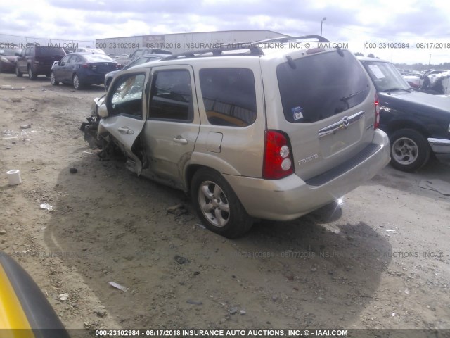 4F2YZ041X5KM65439 - 2005 MAZDA TRIBUTE S TEAL photo 3