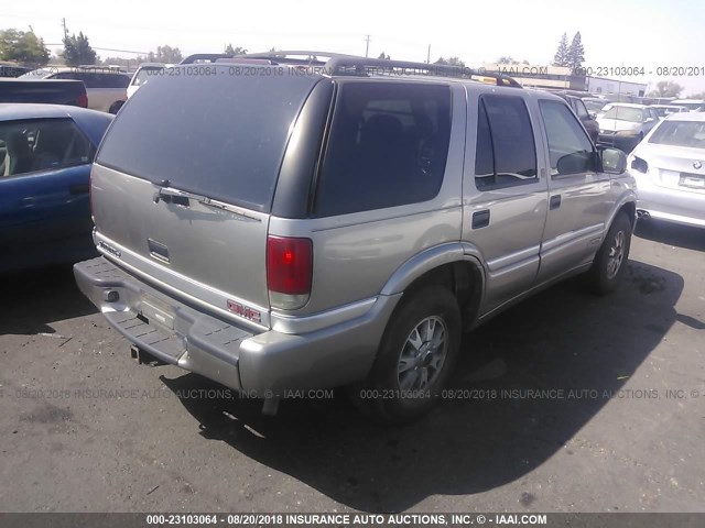 1GKDT13W0Y2150712 - 2000 GMC JIMMY / ENVOY  BEIGE photo 4