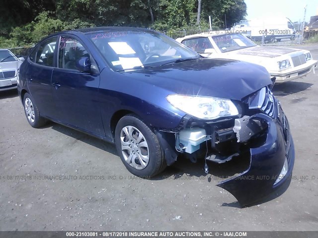 KMHDU4AD8AU148546 - 2010 HYUNDAI ELANTRA BLUE/GLS/SE BLUE photo 1