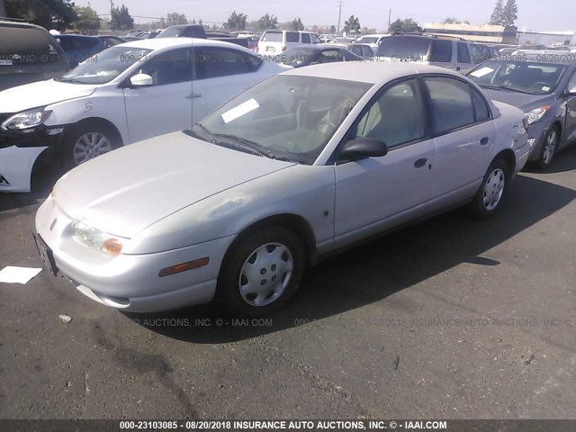 1G8ZH52801Z297438 - 2001 SATURN SL1 SILVER photo 2