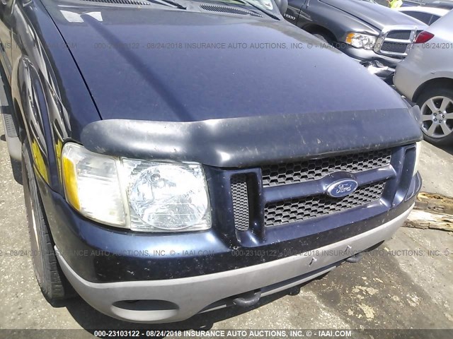 1FMZU77E83UB67379 - 2003 FORD EXPLORER SPORT TR  BLUE photo 6