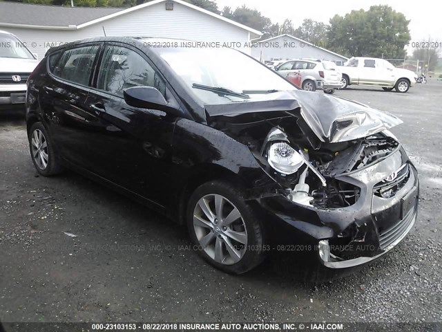 KMHCU5AE8CU054471 - 2012 HYUNDAI ACCENT GLS/GS/SE BLACK photo 1