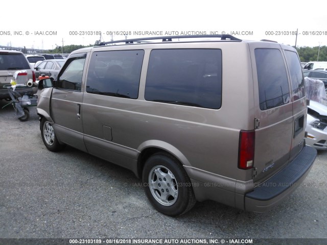 1GNDM19X84B100392 - 2004 CHEVROLET ASTRO TAN photo 3