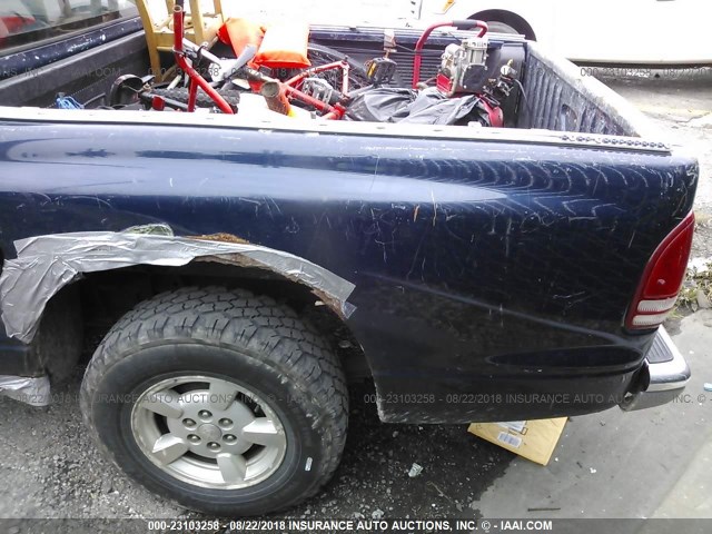 1B7GL2AX21S111409 - 2001 DODGE DAKOTA QUAD Navy photo 3