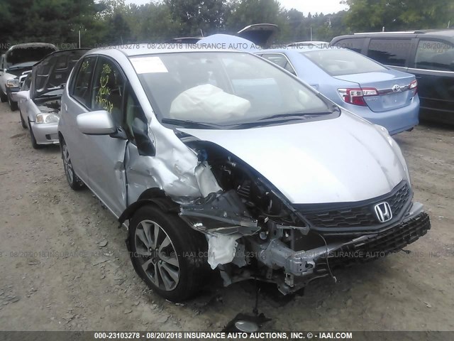 JHMGE8H50DC014630 - 2013 HONDA FIT SPORT SILVER photo 1