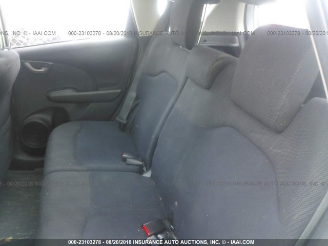 JHMGE8H50DC014630 - 2013 HONDA FIT SPORT SILVER photo 8